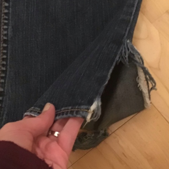 Silver Alex Jean Distressed Size 29/35 - Picture 3 of 8